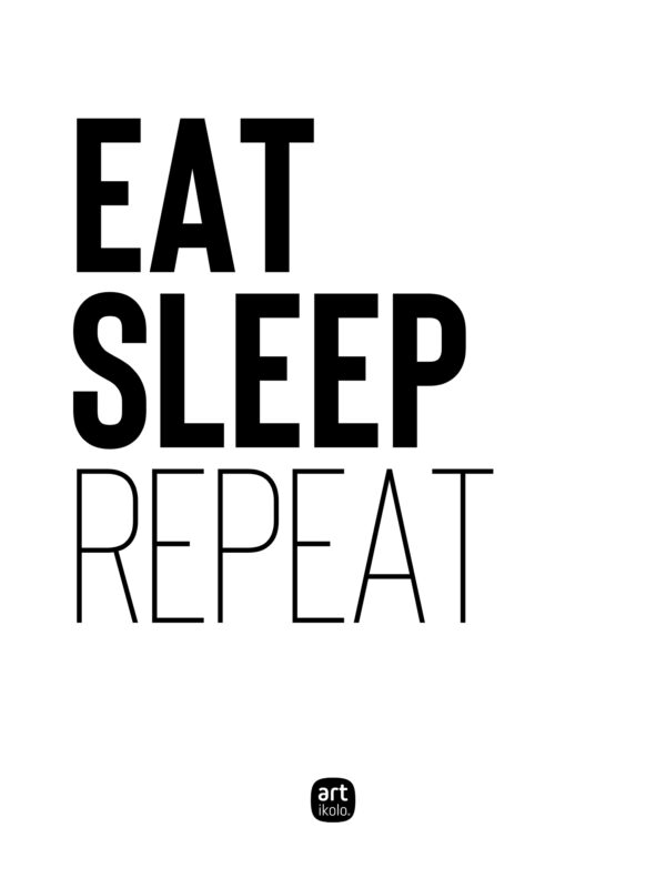 Artikolo Eat Sleep Repeat