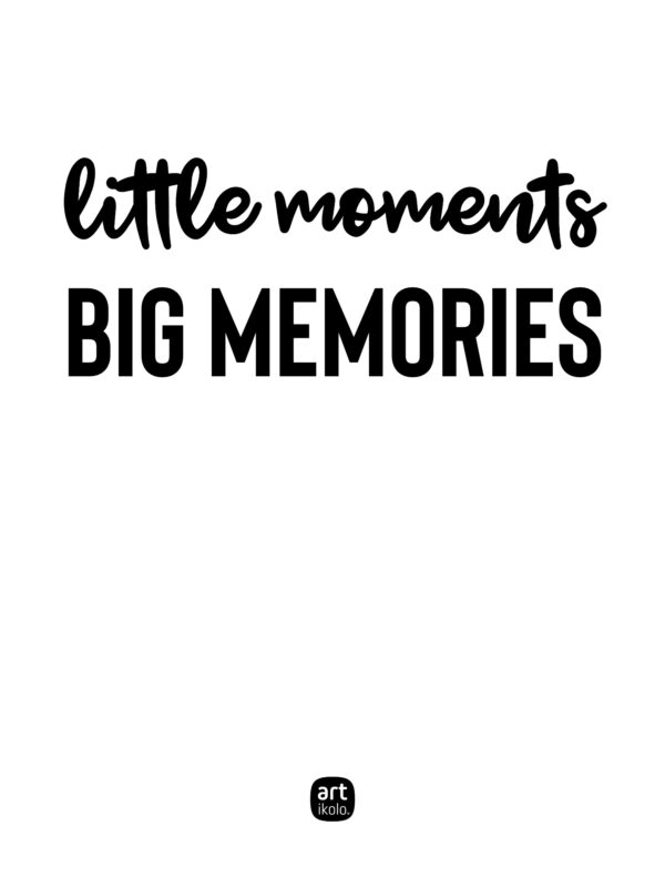 Artikolo Little Moments Big Memories